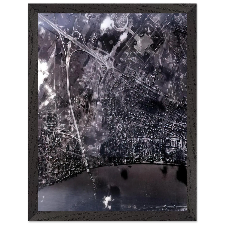 14 FEB 45 2002 by Gerhard Richter — Framed art print at Zephyeer