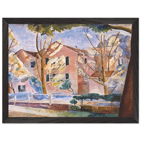 House with trees - 1935 by Grace Cossington Smith — Framed art print at Zephyeer