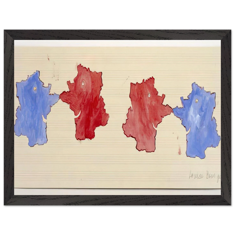 ON THE OCCASION OF SERPENTINE GALLERY MAP MARATHON by Louise Bourgeois — Framed art print at Zephyeer