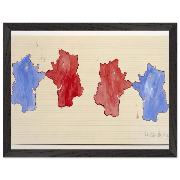 ON THE OCCASION OF SERPENTINE GALLERY MAP MARATHON by Louise Bourgeois — Framed art print at Zephyeer