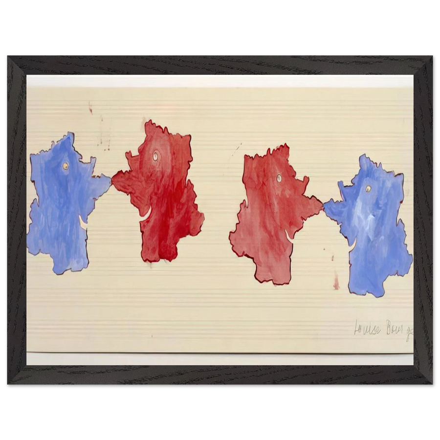 ON THE OCCASION OF SERPENTINE GALLERY MAP MARATHON by Louise Bourgeois — Framed art print at Zephyeer