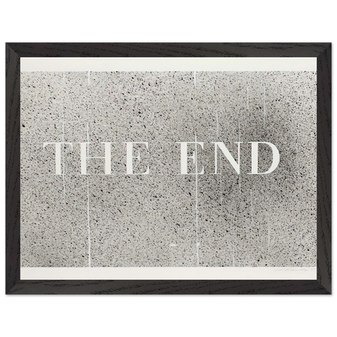 THE END 60 2005 by Edward Ruscha — Framed art print at Zephyeer