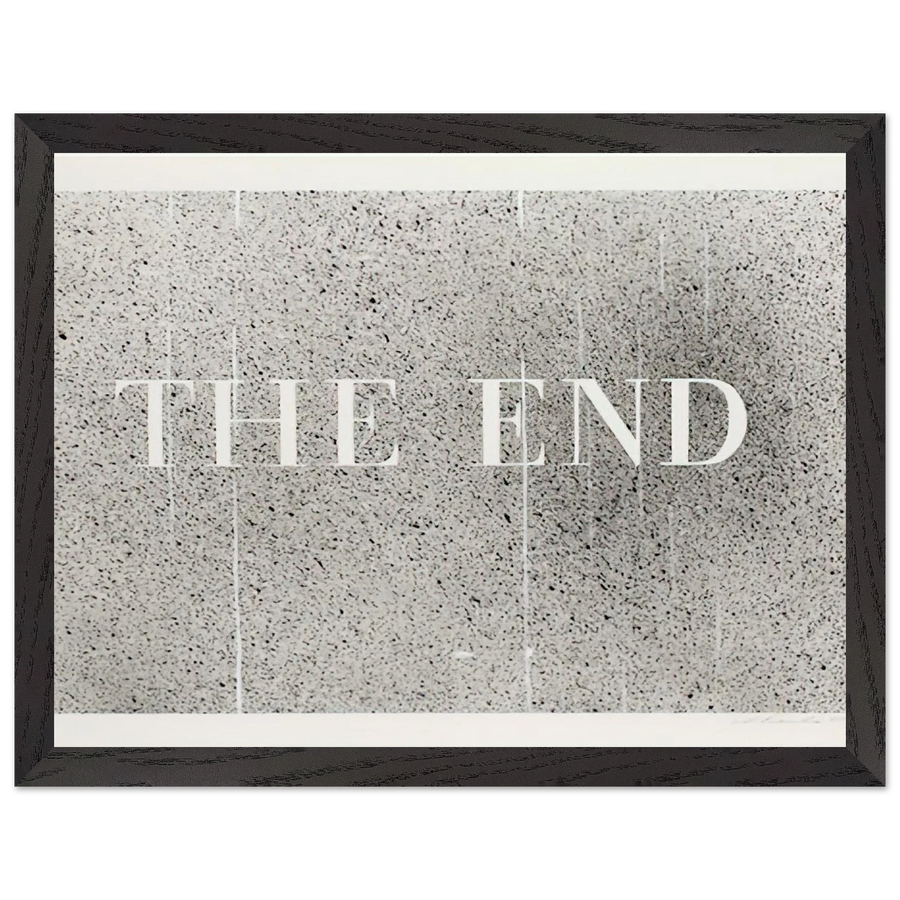 THE END 60 2005 by Edward Ruscha — Framed art print at Zephyeer