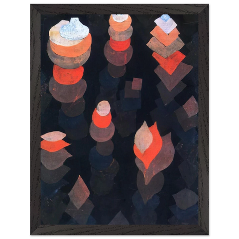 GROWTH OF THE NIGHT PLANTS 1922 by Paul Klee — Framed art print at Zephyeer
