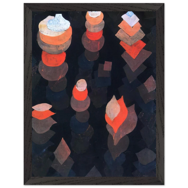 GROWTH OF THE NIGHT PLANTS 1922 by Paul Klee — Framed art print at Zephyeer