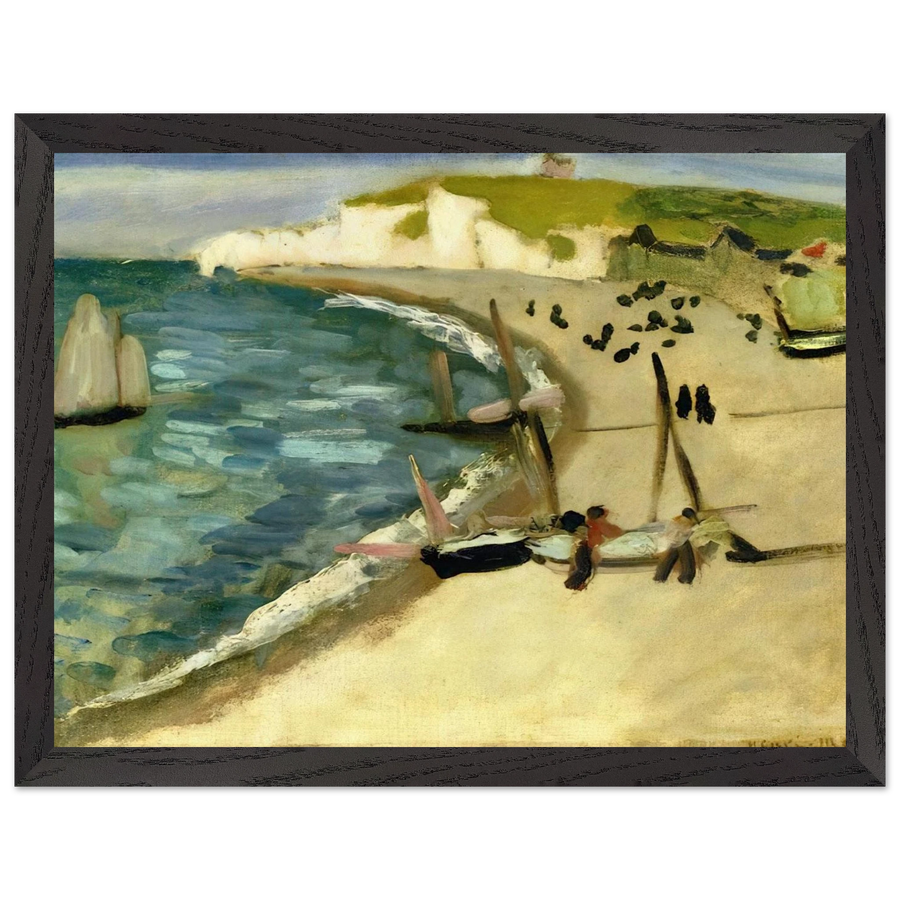 AHT AMONT CLIFFS AT ETRETAT 1920 by Henri Matisse — Framed art print at Zephyeer