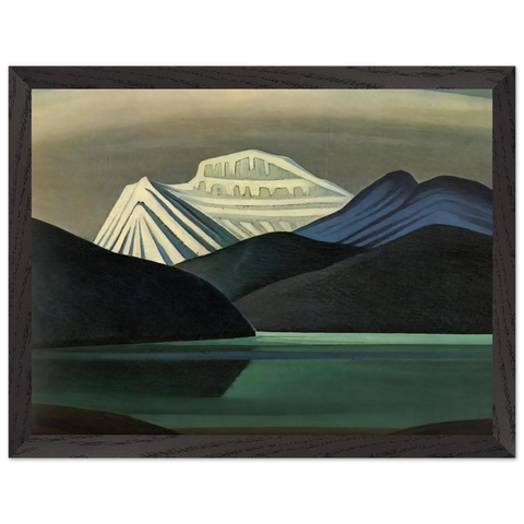 Mountains and Lake - 1929 by Lawren Harris — Framed art print at Zephyeer