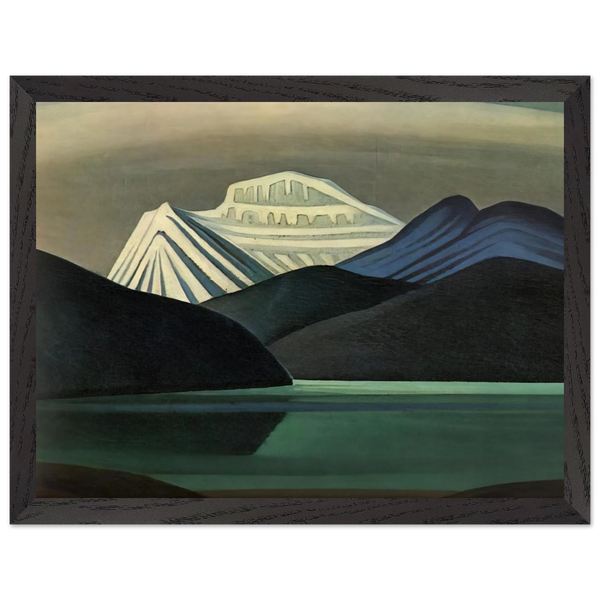Mountains and Lake - 1929 by Lawren Harris — Framed art print at Zephyeer