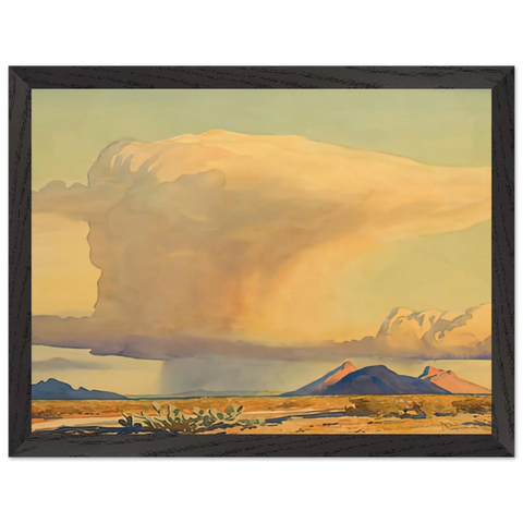 DROUGHT AND DOWNPOUR 1944 by Maynard Dixon — Framed art print at Zephyeer