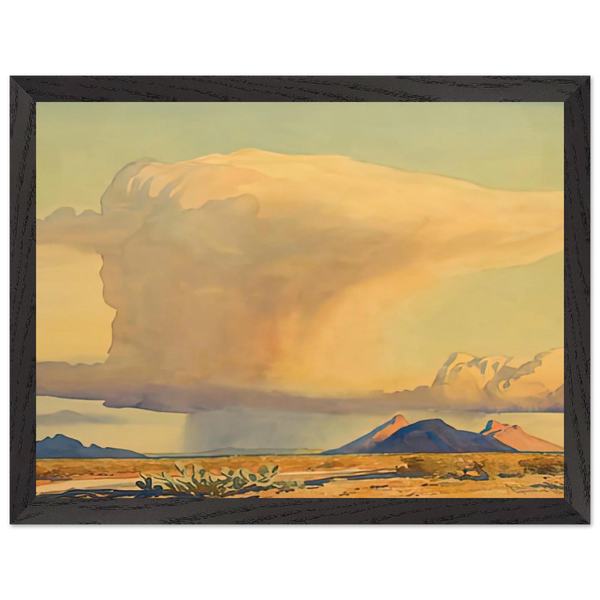 DROUGHT AND DOWNPOUR 1944 by Maynard Dixon — Framed art print at Zephyeer