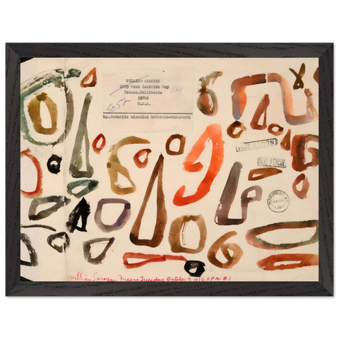 # 1 October 3 1972 - 1972 by William Saroyan — Framed art print at Zephyeer