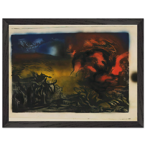 LANDSCAPE WITH STEER 1937 by Jackson Pollock — Framed art print at Zephyeer