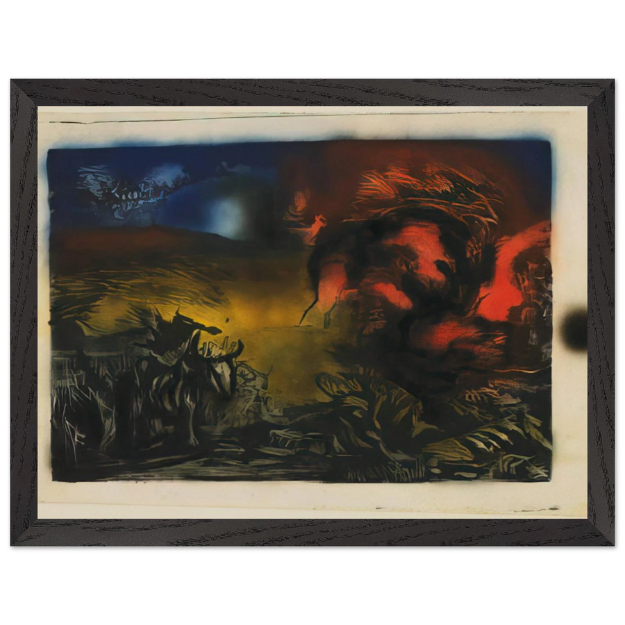 LANDSCAPE WITH STEER 1937 by Jackson Pollock — Framed art print at Zephyeer