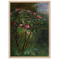 ROSE BUSH IN FLOWER by Gustave Caillebotte — Framed art print at Zephyeer