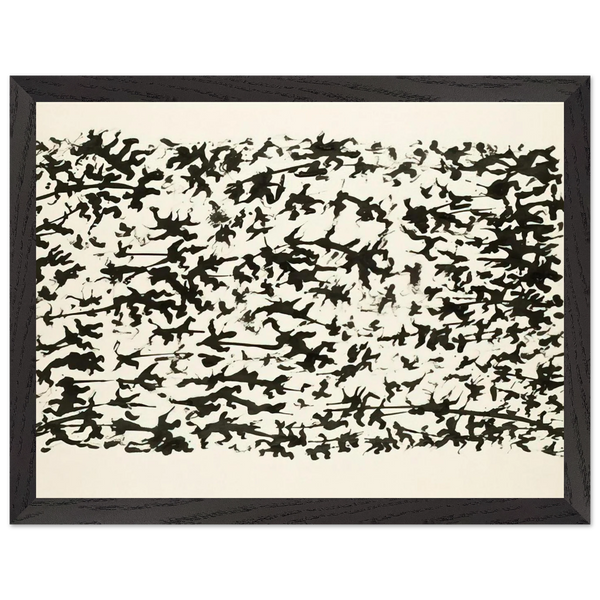 Untitled - Tachisme by Henri Michaux — Framed art print at Zephyeer
