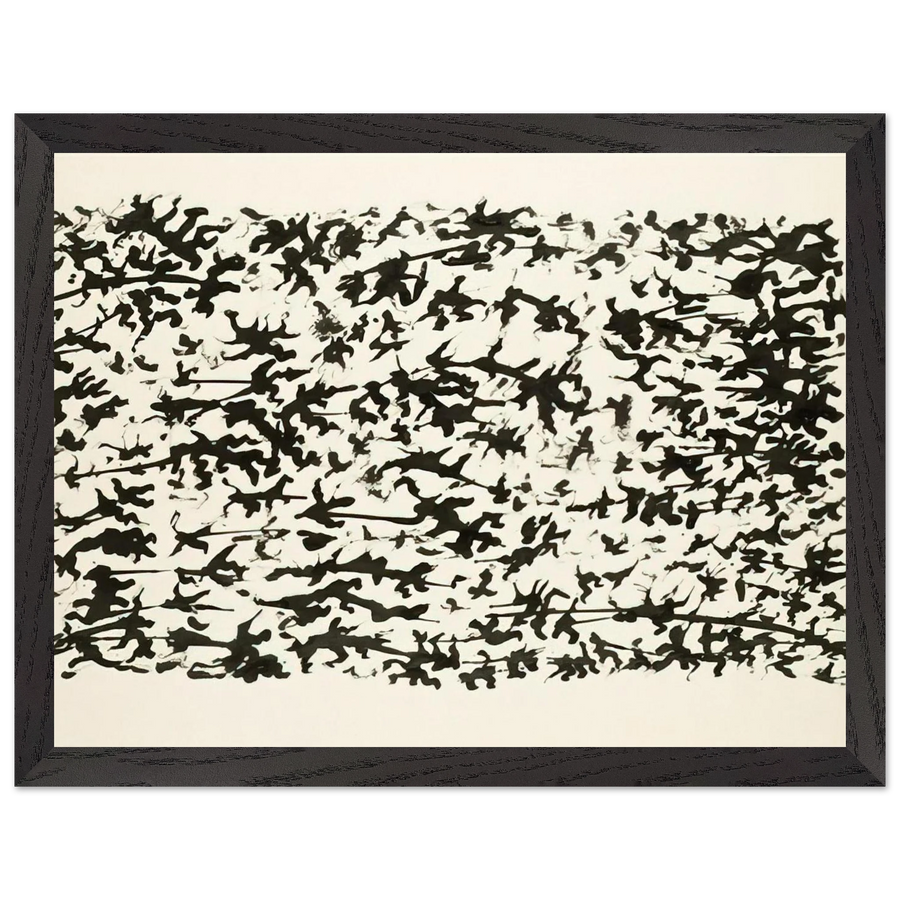 Untitled - Tachisme by Henri Michaux — Framed art print at Zephyeer