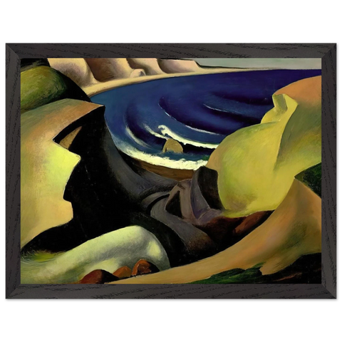 THE CLIFFS 1921 by Thomas Hart Benton — Framed art print at Zephyeer