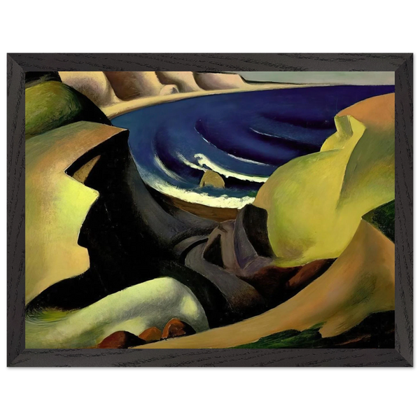 THE CLIFFS 1921 by Thomas Hart Benton — Framed art print at Zephyeer