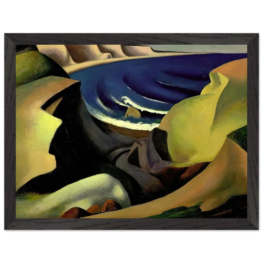 THE CLIFFS 1921 by Thomas Hart Benton — Framed art print at Zephyeer