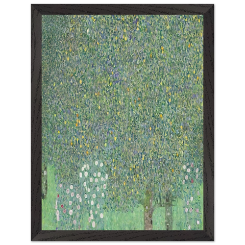 ROSES UNDER THE TREES by Gustav Klimt — Framed art print at Zephyeer