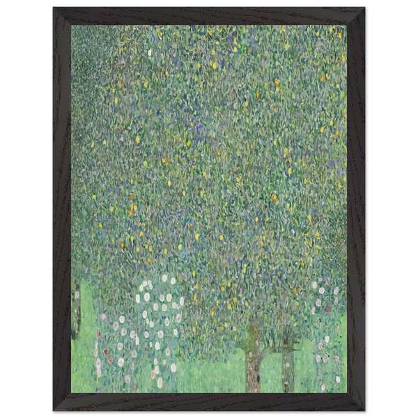 ROSES UNDER THE TREES by Gustav Klimt — Framed art print at Zephyeer