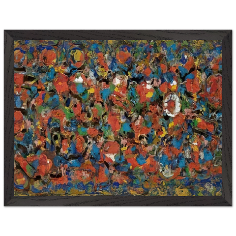 Encrustation - 1976 by Richard Pousette-Dart — Framed art print at Zephyeer