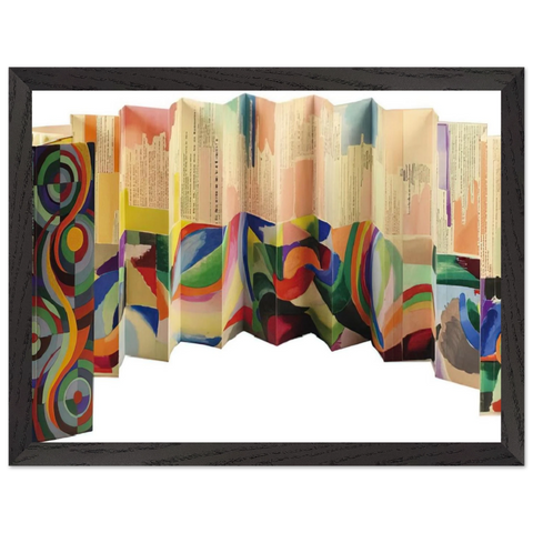 PROSE OF THE TRANS SIBERIAN AND OF LITTLE JEHANNE OF FRANCE 1913 by Sonia Delaunay — Framed art print at Zephyeer
