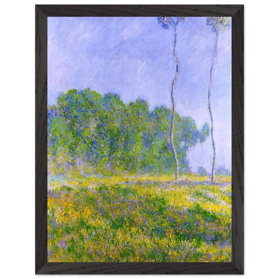 Spring Landscape by Claude Monet — Framed art print at Zephyeer