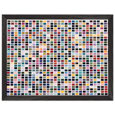 1024 COLOURS 1973 by Gerhard Richter — Framed art print at Zephyeer