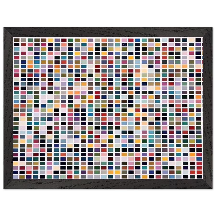 1024 COLOURS 1973 by Gerhard Richter — Framed art print at Zephyeer