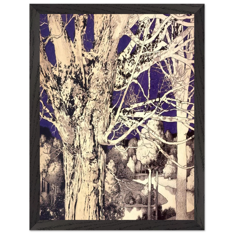 Solitude by Maxfield Parrish — Framed art print at Zephyeer