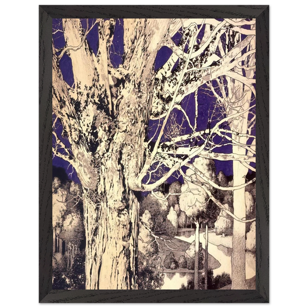 Solitude by Maxfield Parrish — Framed art print at Zephyeer