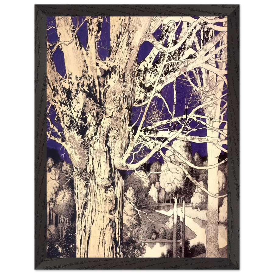 Solitude by Maxfield Parrish — Framed art print at Zephyeer