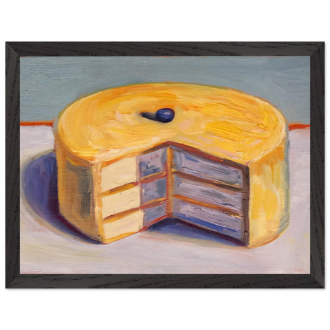 Lemon Cake - 1964 by Wayne Thiebaud — Framed art print at Zephyeer