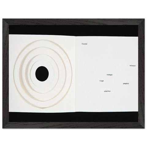 Books-Poem - 1959 by Lygia Pape — Framed art print at Zephyeer