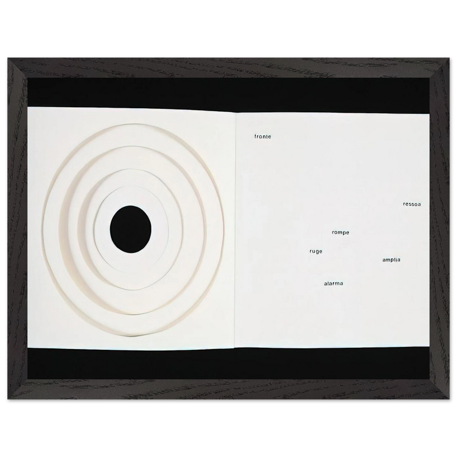 Books-Poem - 1959 by Lygia Pape — Framed art print at Zephyeer