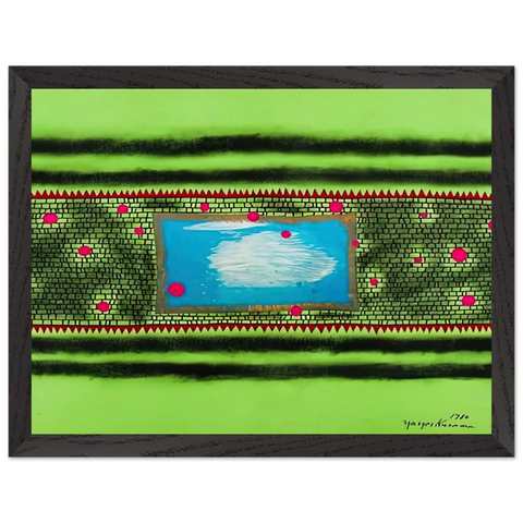 TRAVELING WATER 1980 by Yayoi Kusama — Framed art print at Zephyeer