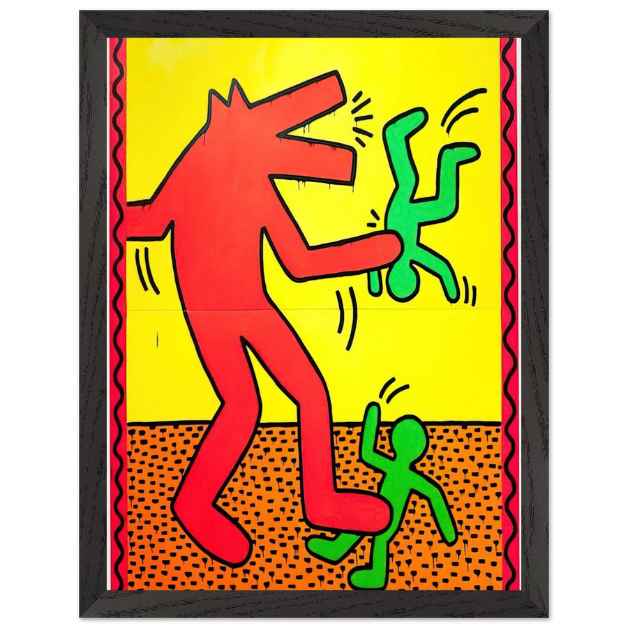 UNTITLED 1982 1 by Keith Haring — Framed art print at Zephyeer