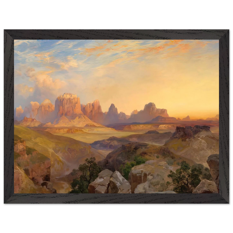Virgin River Utah by Thomas Moran — Framed art print at Zephyeer