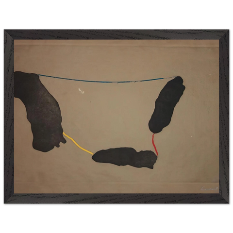 Connected By Joy - 1973 by Helen Frankenthaler — Framed art print at Zephyeer
