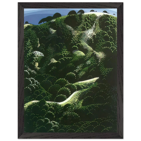Santa Barbara Mountains by Eyvind Earle — Framed art print at Zephyeer