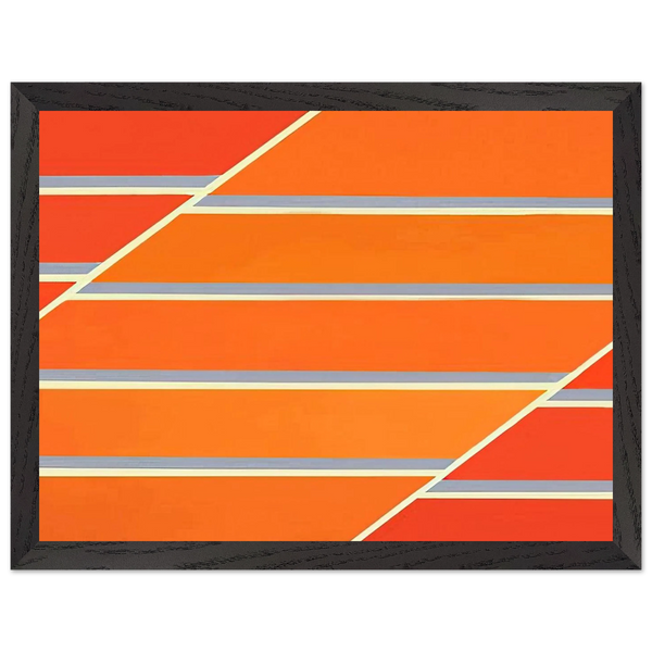 Orange Time - 1965 by Larry Zox — Framed art print at Zephyeer