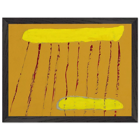 Red Rain - 1967 by Forrest Bess — Framed art print at Zephyeer