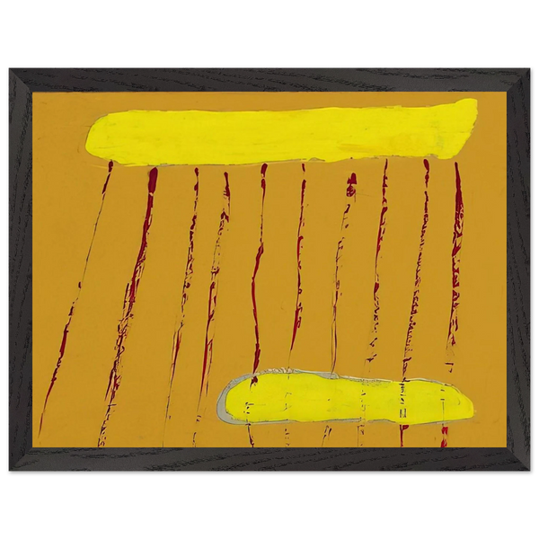 Red Rain - 1967 by Forrest Bess — Framed art print at Zephyeer