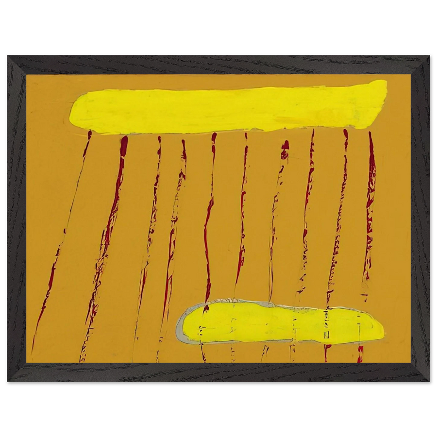 Red Rain - 1967 by Forrest Bess — Framed art print at Zephyeer