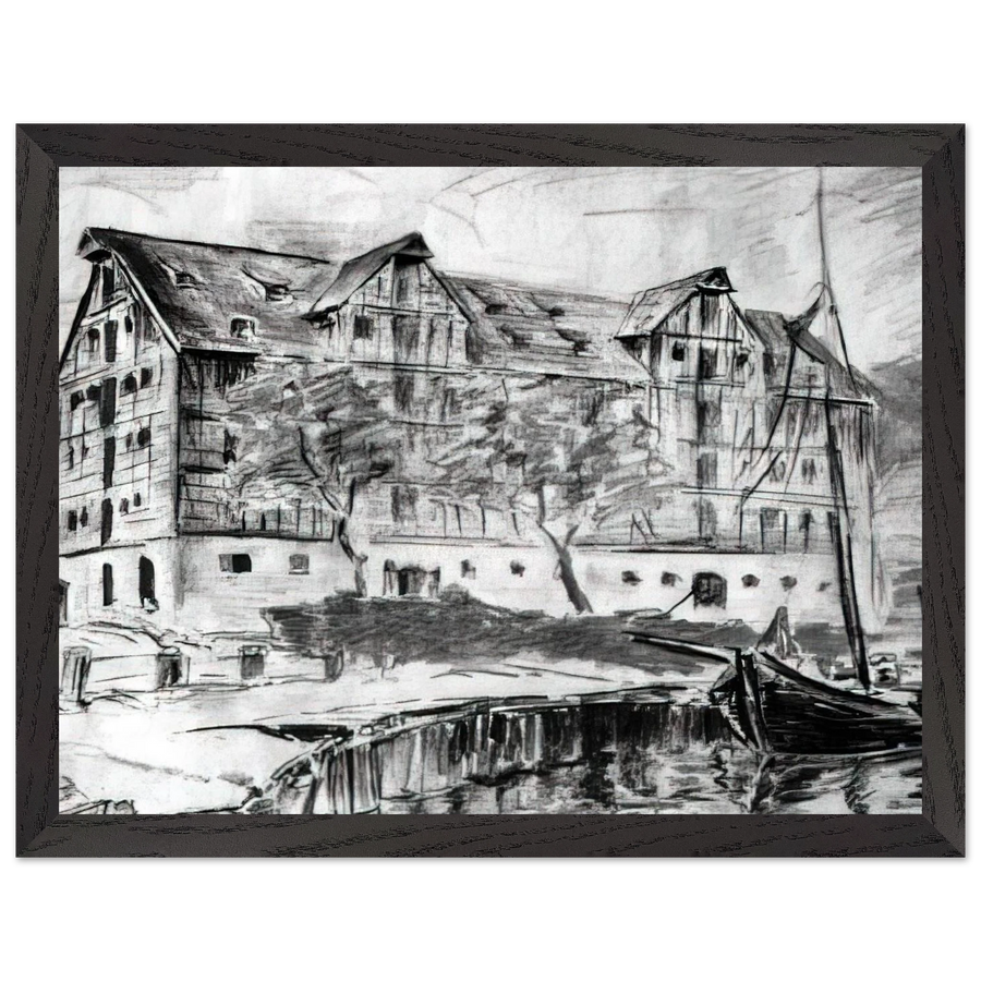 Untitled - 1926 by Konrad Zuse — Framed art print at Zephyeer
