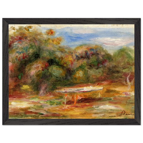 In the Garden at Collettes in Cagnes by Pierre-Auguste Renoir — Framed art print at Zephyeer