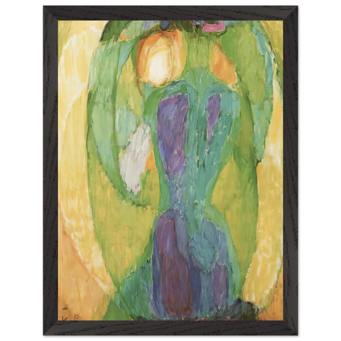 Oval mirror by Frantisek Kupka — Framed art print at Zephyeer