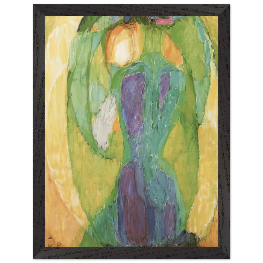 Oval mirror by Frantisek Kupka — Framed art print at Zephyeer