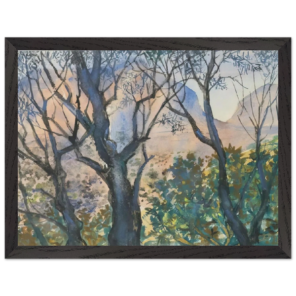 Pink Light - Post-Impressionism by Natalia Goncharova — Framed art print at Zephyeer